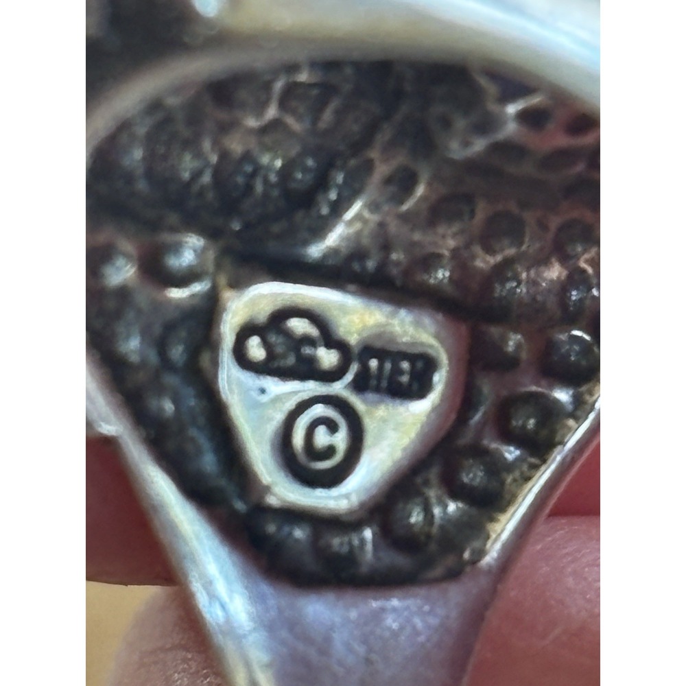 Vintage Silver Cloud Inc 925 Sterling Silver Dimensional Horse Head Ring SZ 8.5 - Picture 5 of 12